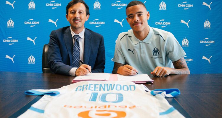 Mason Greenwood met rugnummer tien