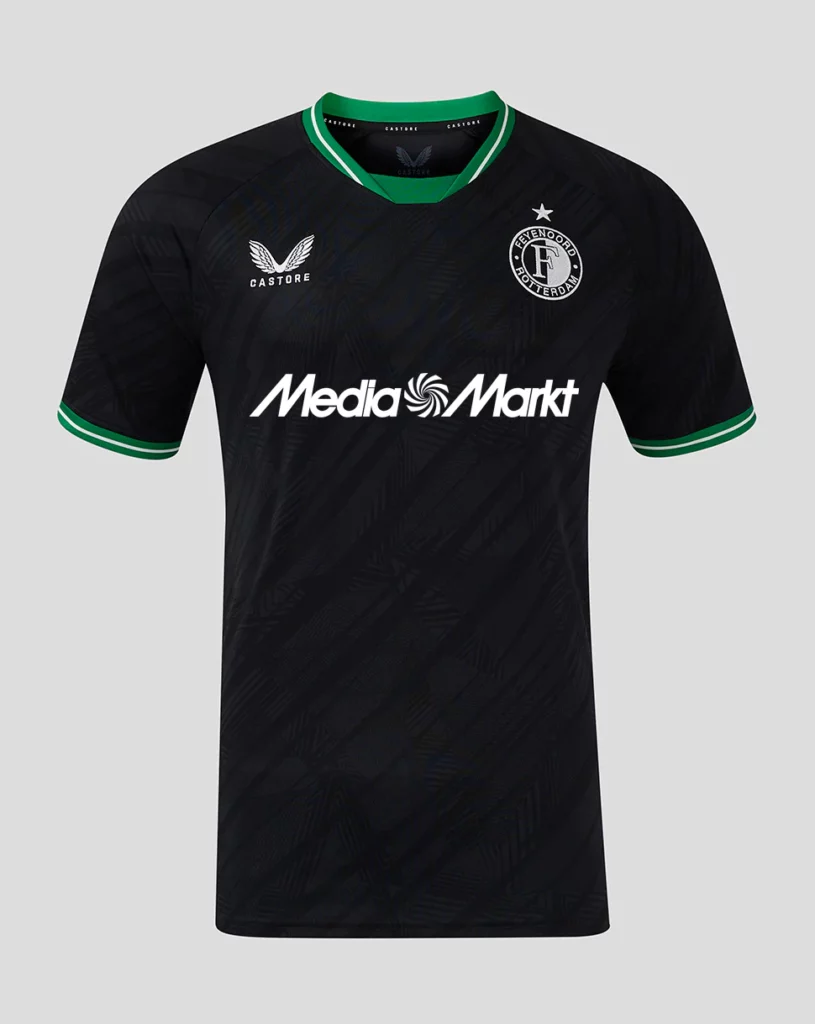 Het nieuwe uitshirt van Feyenoord