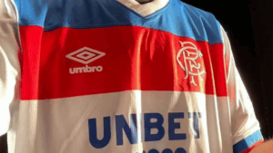 Rangers FC 2025-2026 uitshirt markeert terugkeer naar Umbro