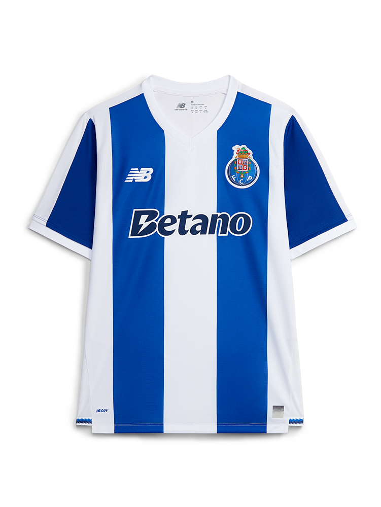 Detail New Balance FC Porto thuisshirt 2026/27 retro design