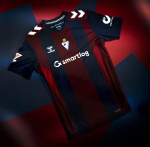 SD Eibar thuisshirt 2026/27: het embleem centraal als Baskisch statement