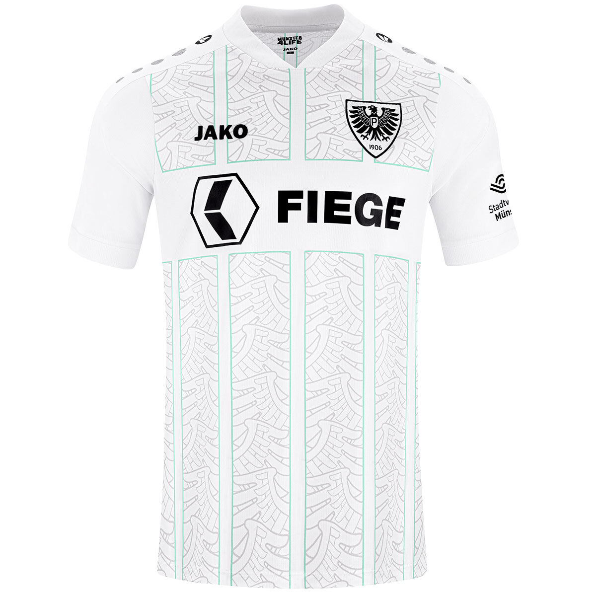 Preußen Münster uitshirt 2026-2027 met logopatroon