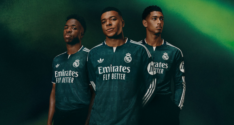 Nieuw Real Madrid uitshirt seizoen 2026/27 Aurora Ivy groen