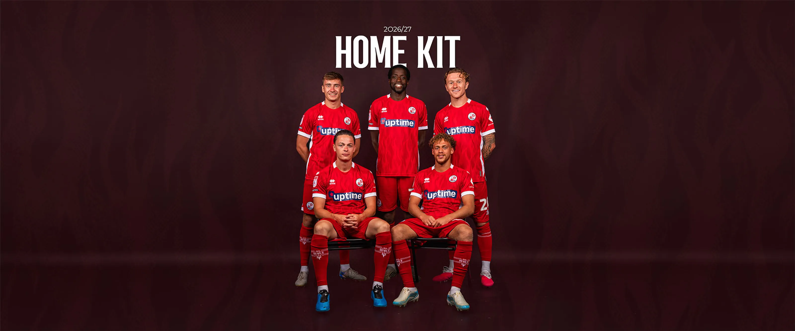 Crawley Town thuisshirt 2026-2027