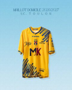 Patrick zet 83 op SC Toulon thuisshirt 2026-2027