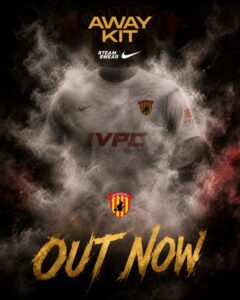 Gouden barsten op het Benevento uitshirt 2026-2027