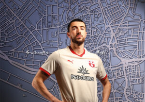 Ivoor en stadswapen op Southampton derde shirt 2026-2027