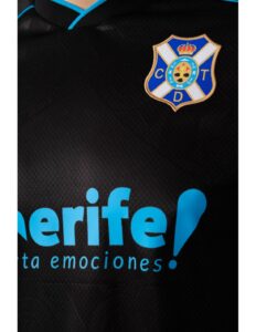 Vulkanisch zwart siert CD Tenerife uitshirt 2026-2027