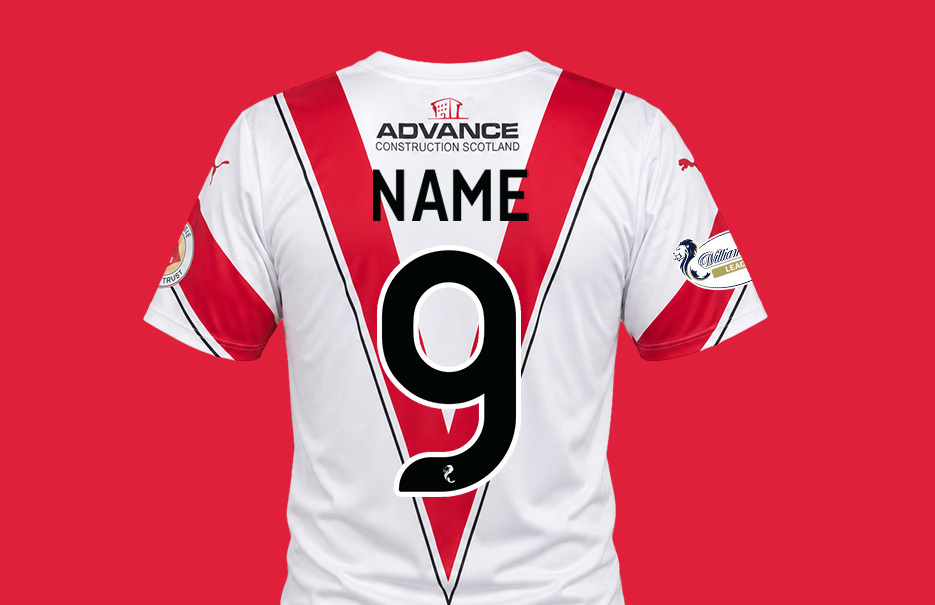Airdrieonians thuisshirt 2026-2027