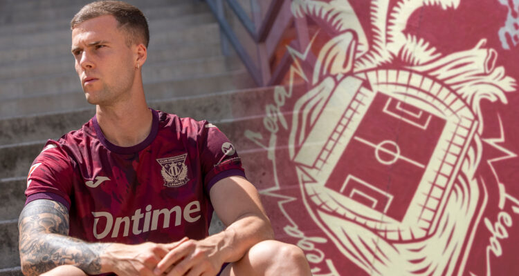 Leganes uitshirt 2026-2027 officieel clubbeeld