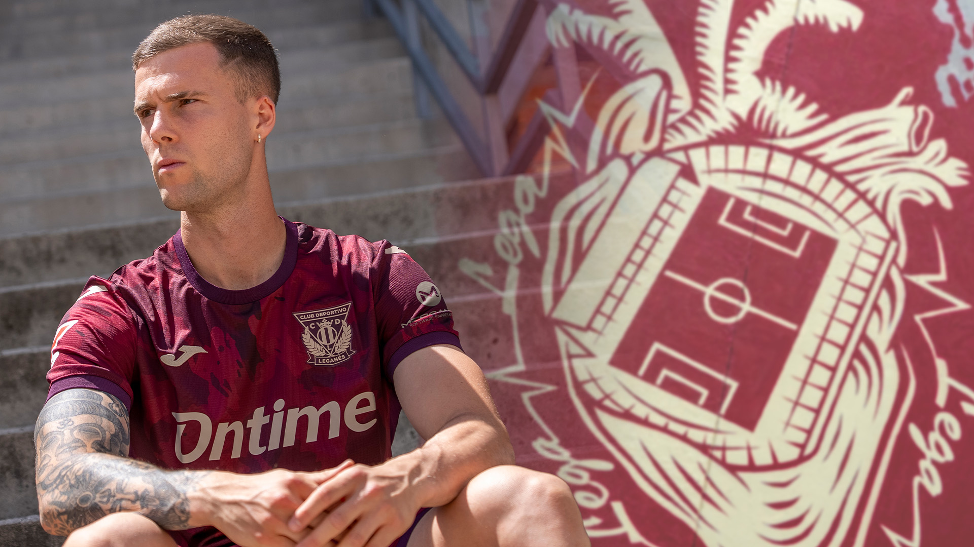 Leganes uitshirt 2026-2027 officieel clubbeeld
