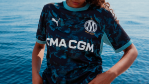 Zeekaarten op het Olympique Marseille uitshirt 2026-2027