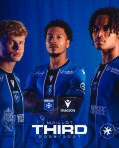 Macron kiest bleu roi voor Auxerre derde shirt 2026-2027