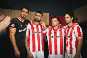 Puxa-patroon op Real Sporting Gijón thuisshirt 2026-2027