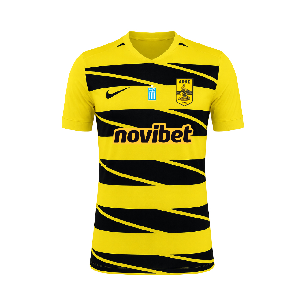 Aris Thessaloniki thuisshirt 2026-2027