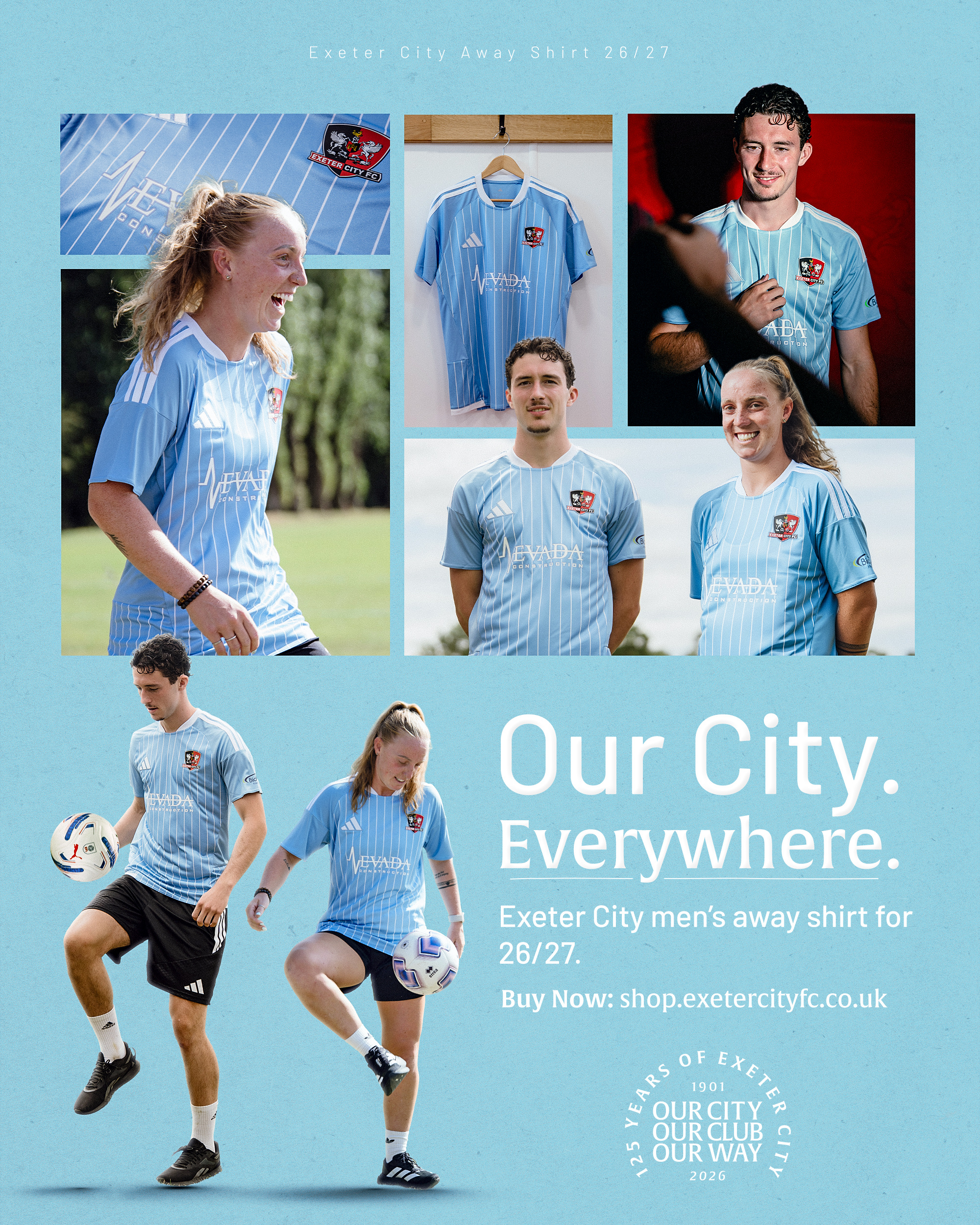 Exeter City uitshirt 2026-2027