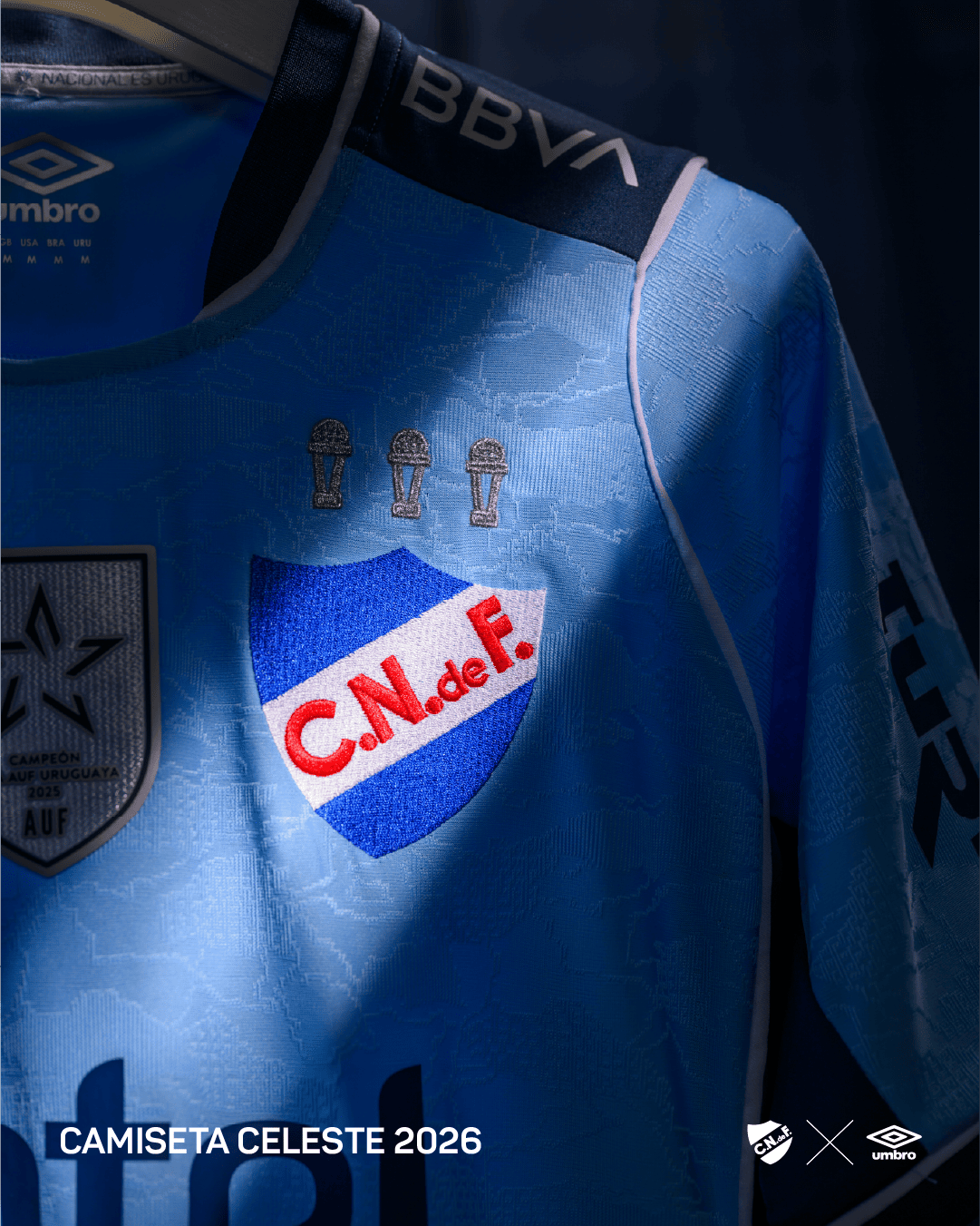 Club Nacional Celeste shirt 2026