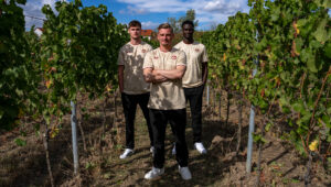 Beige wijnranken op Kaiserslautern speciaal shirt 2026-2027