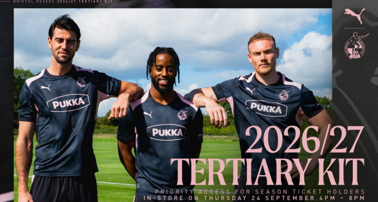 Bristol Rovers derde shirt 2026-2027