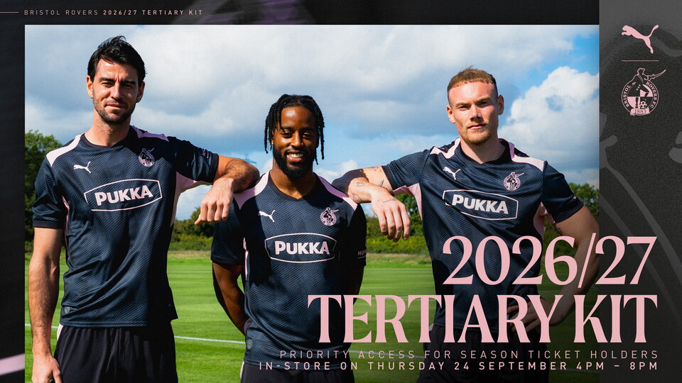 Bristol Rovers derde shirt 2026-2027