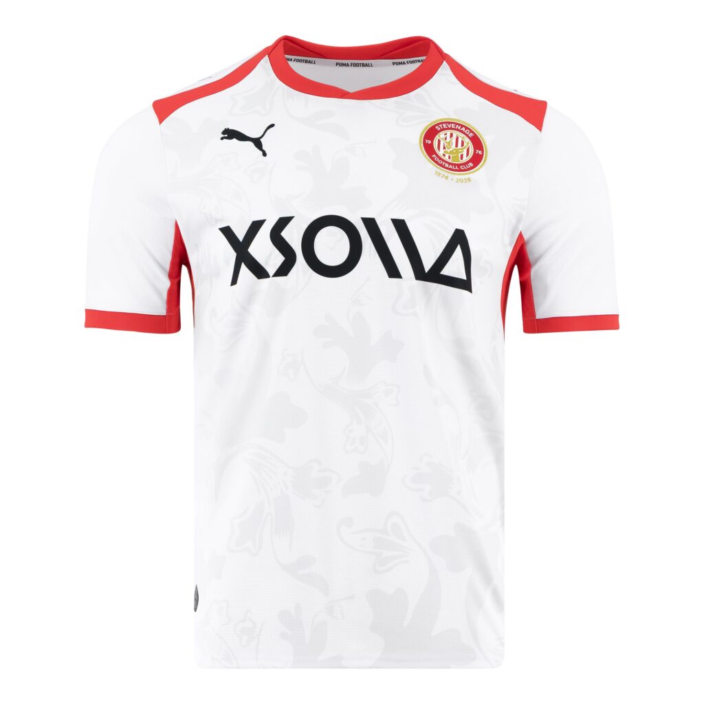 Stevenage thuisshirt 2026-2027