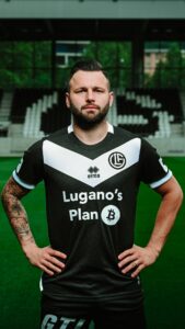 Witte V is terug op FC Lugano thuisshirt 2026-2027